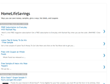 Tablet Screenshot of homelifesavings.blogspot.com