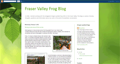 Desktop Screenshot of frogsinthevalley.blogspot.com