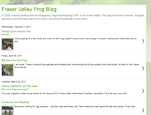 Tablet Screenshot of frogsinthevalley.blogspot.com