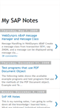 Mobile Screenshot of my-sap-notes.blogspot.com