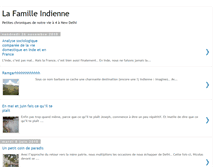 Tablet Screenshot of lafamilleindienne.blogspot.com