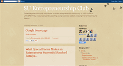 Desktop Screenshot of entrepreneurshipclubmba.blogspot.com