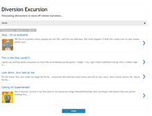 Tablet Screenshot of diversionexcursion.blogspot.com