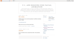 Desktop Screenshot of facialanimation.blogspot.com