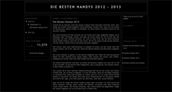 Desktop Screenshot of bestenhandys2012.blogspot.com