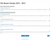 Tablet Screenshot of bestenhandys2012.blogspot.com