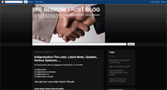 Desktop Screenshot of beepzimtrust.blogspot.com