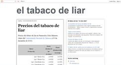 Desktop Screenshot of eltabacodeliar.blogspot.com