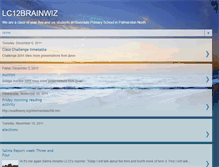 Tablet Screenshot of lc12brainwiz.blogspot.com