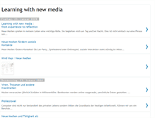 Tablet Screenshot of new-media-learning.blogspot.com