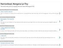 Tablet Screenshot of narrowboatmorganalefey.blogspot.com