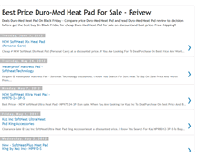 Tablet Screenshot of duro-medheatpad.blogspot.com