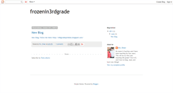 Desktop Screenshot of frozenin3rdgrade.blogspot.com