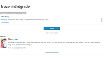 Tablet Screenshot of frozenin3rdgrade.blogspot.com