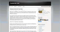 Desktop Screenshot of geekparitosh.blogspot.com