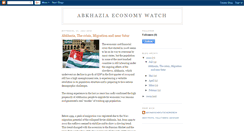Desktop Screenshot of abkhaziaeconomywatch.blogspot.com