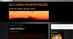 Desktop Screenshot of elscabresdemontnegre.blogspot.com