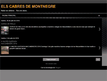 Tablet Screenshot of elscabresdemontnegre.blogspot.com