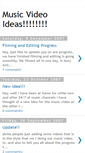 Mobile Screenshot of musicvideoideas.blogspot.com