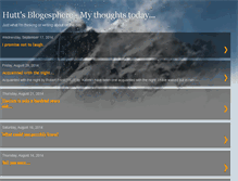 Tablet Screenshot of huttsblogesphere.blogspot.com