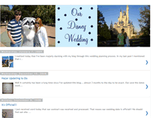 Tablet Screenshot of ourdisneywedding.blogspot.com