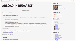 Desktop Screenshot of abroadinbudapest.blogspot.com