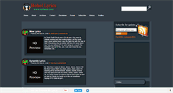 Desktop Screenshot of lyricsneil.blogspot.com
