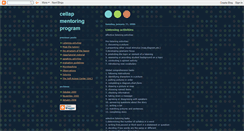 Desktop Screenshot of cellapmentoringprogramme.blogspot.com