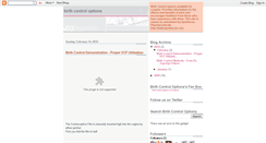 Desktop Screenshot of birth-control-options-info.blogspot.com