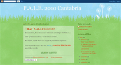 Desktop Screenshot of pale2010cantabria.blogspot.com
