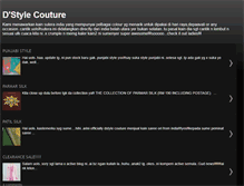 Tablet Screenshot of dstylecouture.blogspot.com