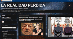 Desktop Screenshot of larealidadperdida.blogspot.com