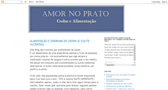 Desktop Screenshot of amor-noprato.blogspot.com