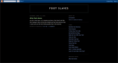 Desktop Screenshot of footslaves.blogspot.com