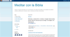 Desktop Screenshot of meditarconlabiblia.blogspot.com