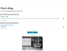 Tablet Screenshot of pharmblogs.blogspot.com