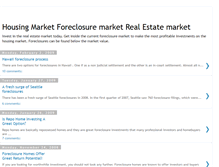 Tablet Screenshot of foreclosuremarket.blogspot.com