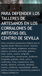 Mobile Screenshot of corralonesdeartesanoscentrodesevil.blogspot.com