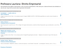 Tablet Screenshot of professoralaurianaempresarial.blogspot.com