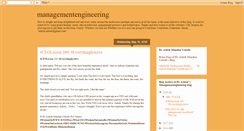 Desktop Screenshot of managementengineering.blogspot.com