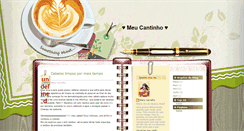 Desktop Screenshot of manumeucantinho.blogspot.com