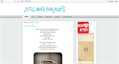 Desktop Screenshot of bitsbaubles.blogspot.com