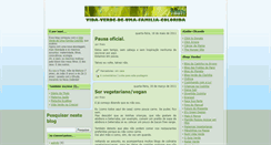 Desktop Screenshot of blogvidaverde.blogspot.com