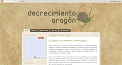 Desktop Screenshot of decrecimientoaragon.blogspot.com