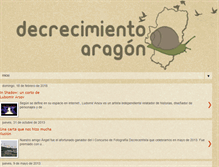 Tablet Screenshot of decrecimientoaragon.blogspot.com