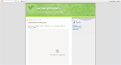 Desktop Screenshot of mac-ozet-goruntuleri.blogspot.com
