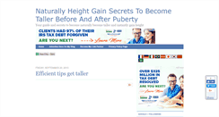 Desktop Screenshot of naturallyheightgain.blogspot.com