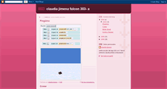 Desktop Screenshot of claudiafalcon.blogspot.com