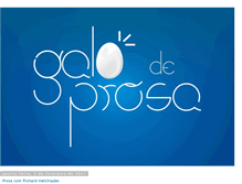 Tablet Screenshot of galodeprosa.blogspot.com