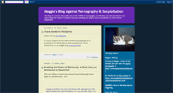 Desktop Screenshot of maggiehaysagainstporn.blogspot.com